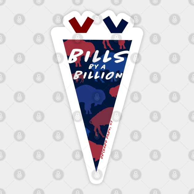 Bills by a billion Sticker by gabdefazio